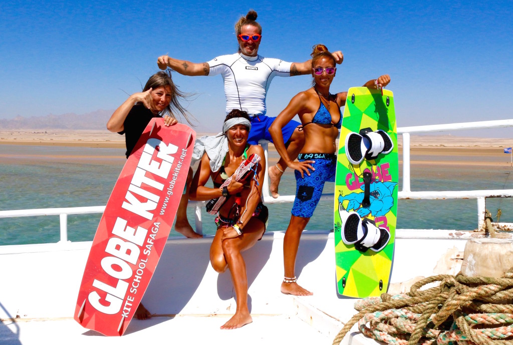 Kiters in vacanza in Egitto
