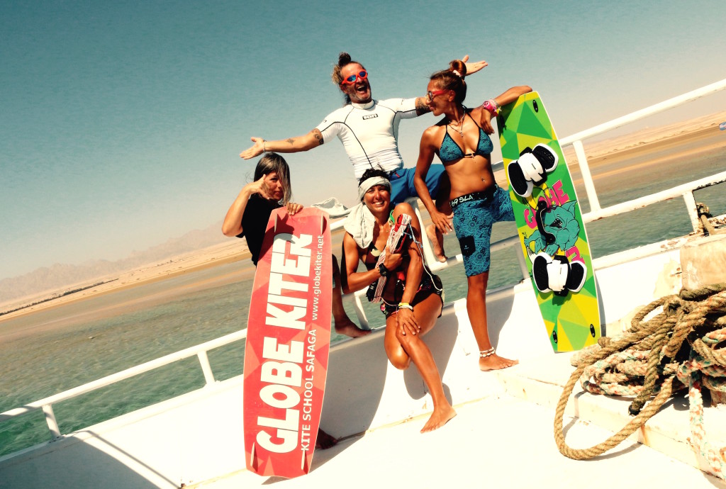 Kiters in vacanza in Egitto