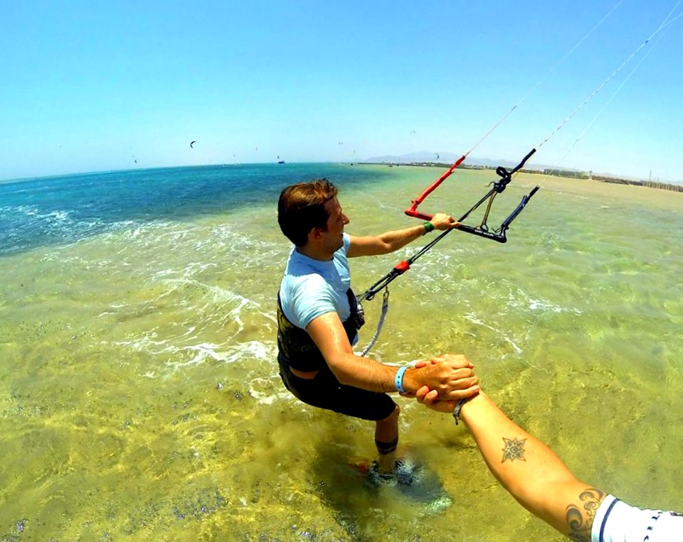 Kiters in vacanza in Egitto