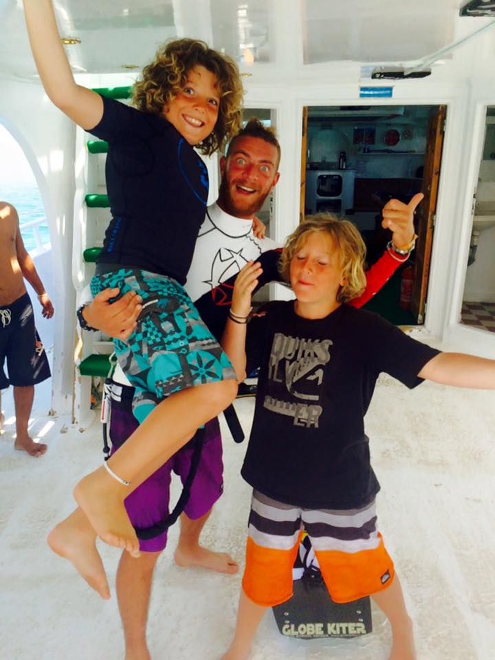 Kiters in vacanza in Egitto
