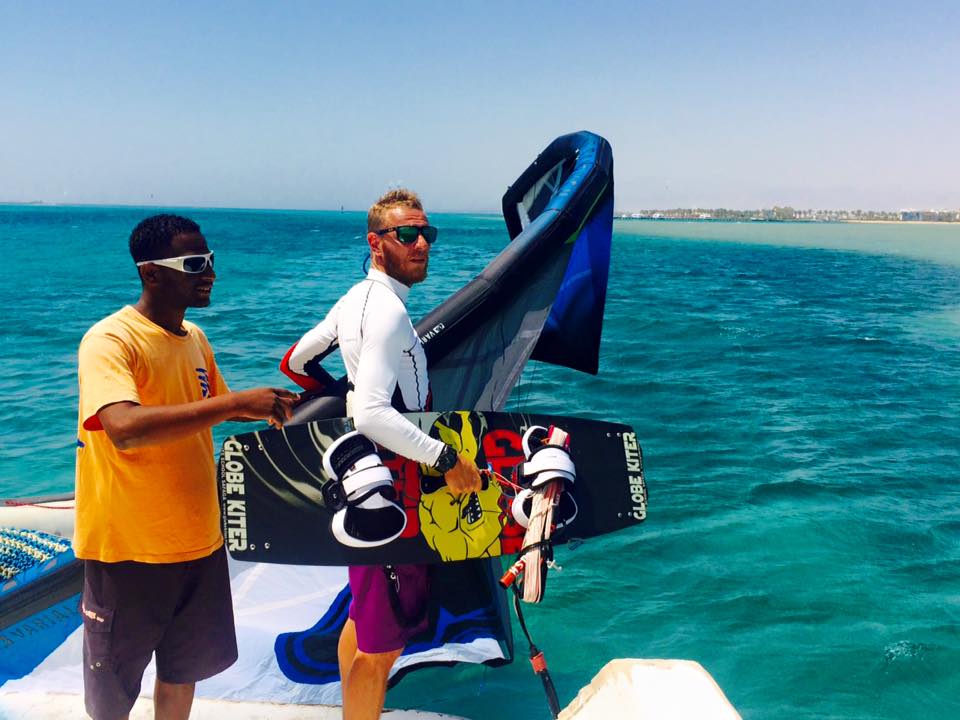 Kiters in vacanza in Egitto