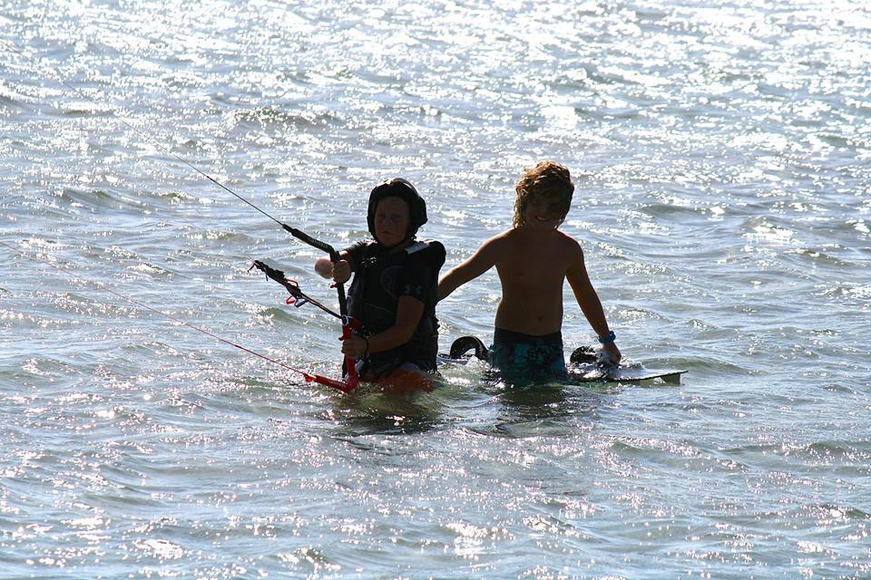 Corso kitesurf per bambini