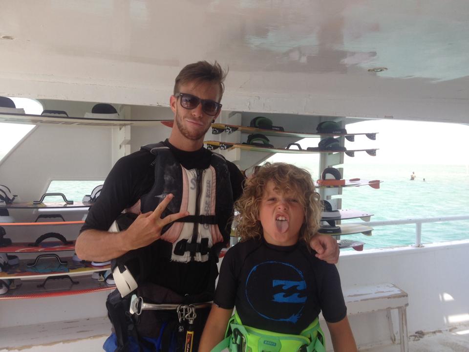 Kiters in vacanza in Egitto