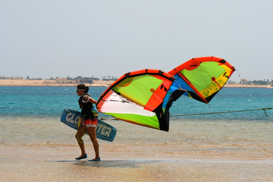 Kiters in vacanza in Egitto