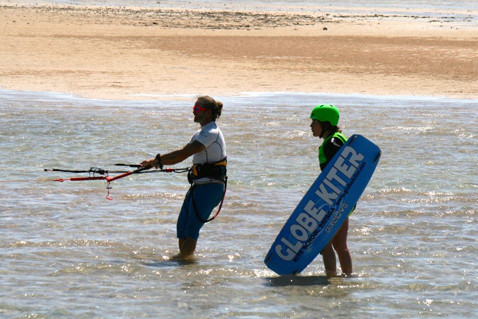 corso base kitesurf a Soma Bay