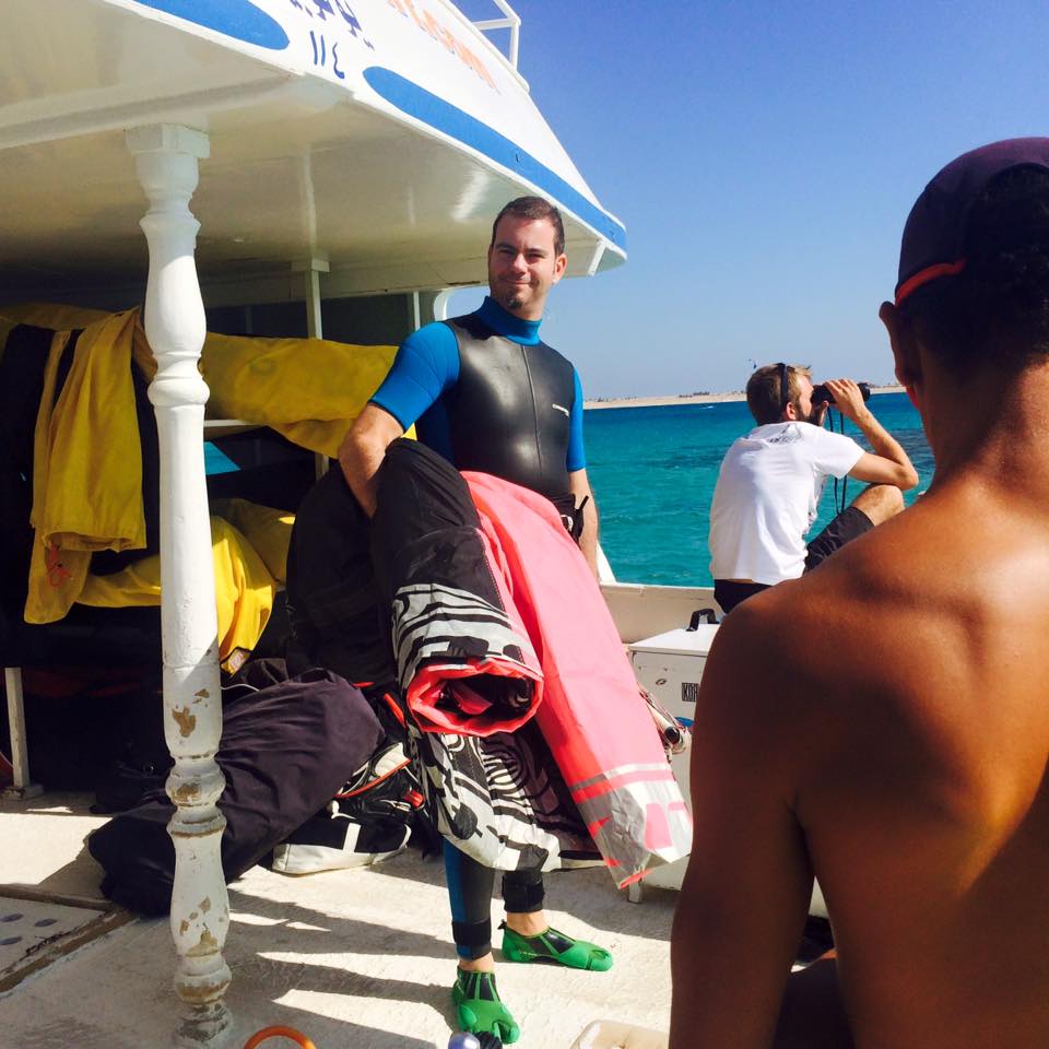 Kiters in vacanza in Egitto