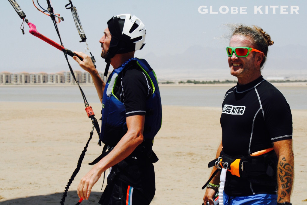 vacanza kite e corso base Globe Kiter a Soma Bay