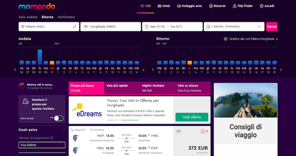 Come prenotare un volo low cost