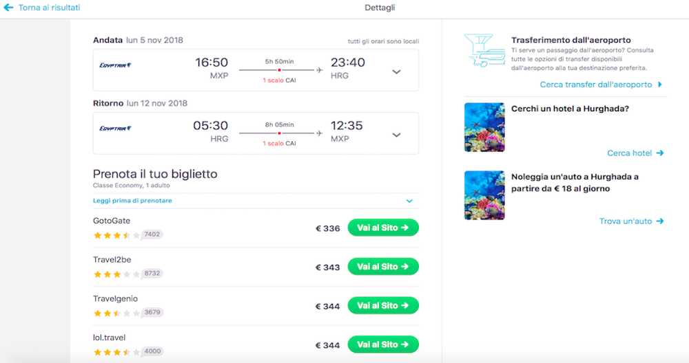 come prenotare un volo low cost