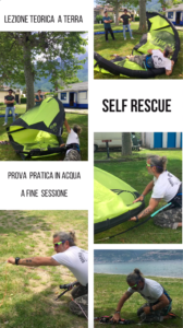 Self rescue kitesurf