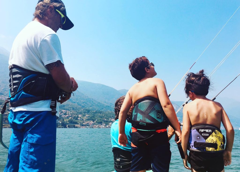 Lezione prova di primo pilotaggio kitesurf - bambini under 12