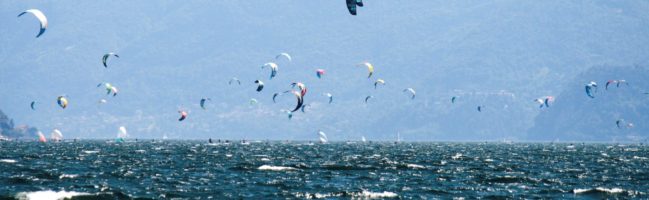 Kitesurf al lago di Como - Globe Kiter