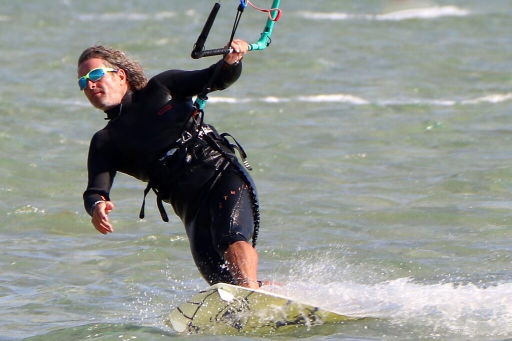 Corso avanzato kitesurf - toeside