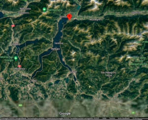 Colico - mapppa lago di Como