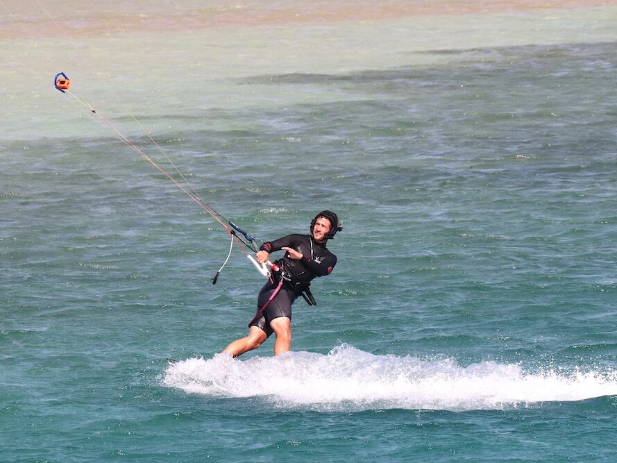 A lezione di blind - personal kiteboarding training