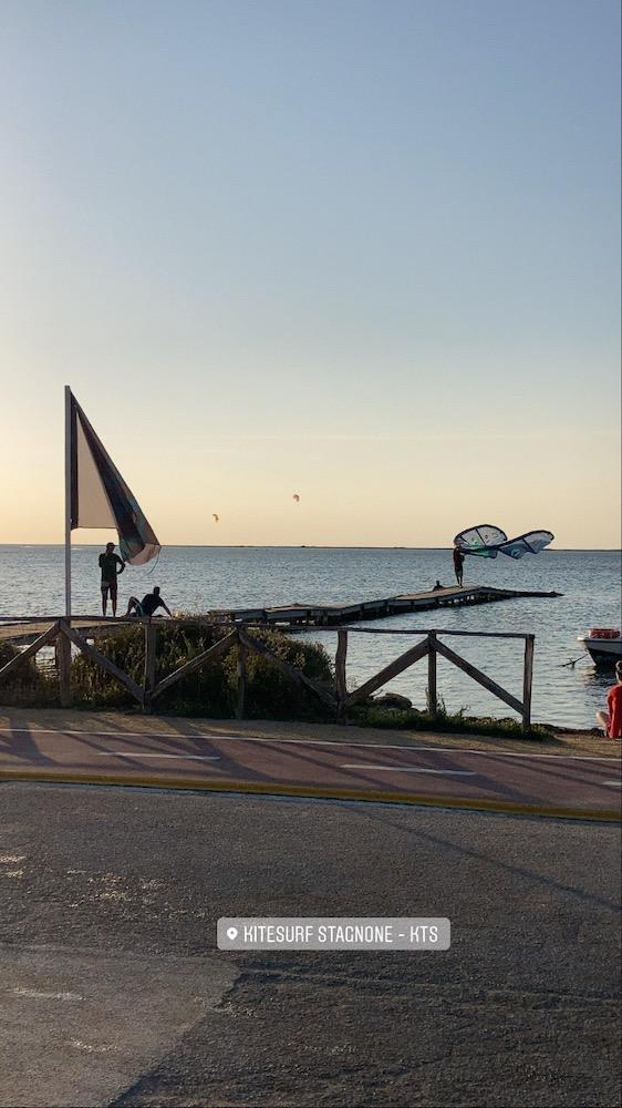 Stagnone kiteboarding