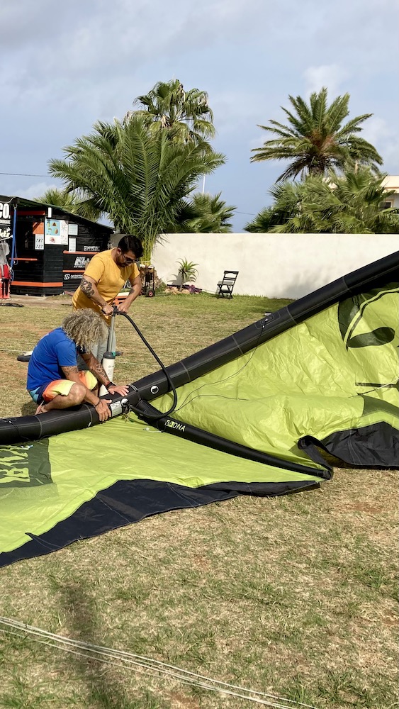 Stagnone kiteboarding