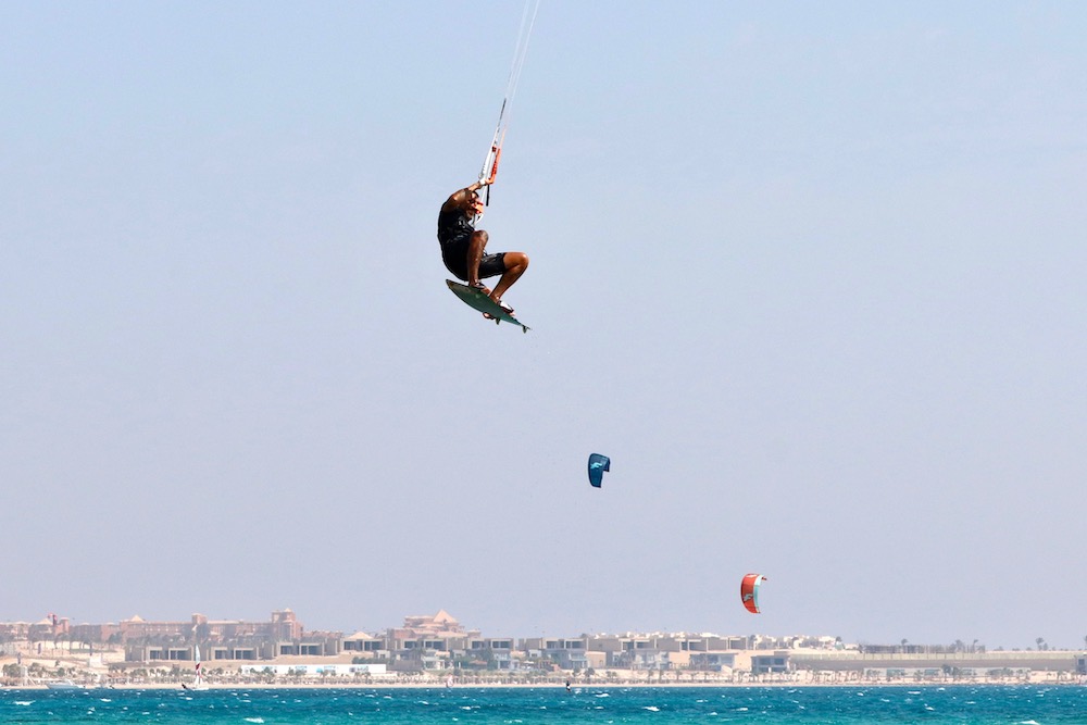 Masterclass Kiteboarding Salto con grab